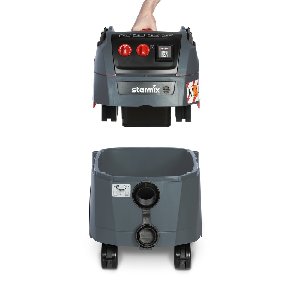 N° de l'image du produit 7 : Aspirateur industriel starmix iPulse, classe de poussières M, 1 600 W, 35 l