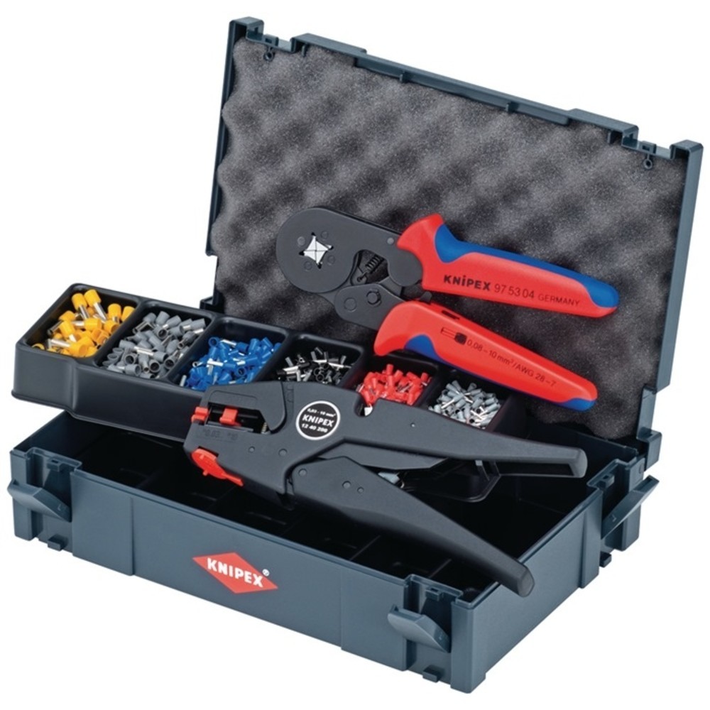 N° de l'image du produit 2 : Assortiment d'embouts de câble 1252 pièces 0,50-10,00 mm² pince embouts câble et