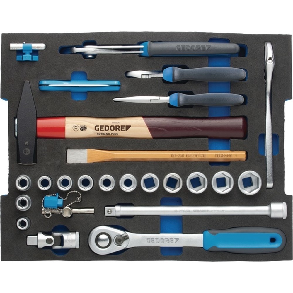 N° de l'image du produit 2 : Assortiment d'outils 1100-01 58 pièces artisanat général L-BOXX GEDORE