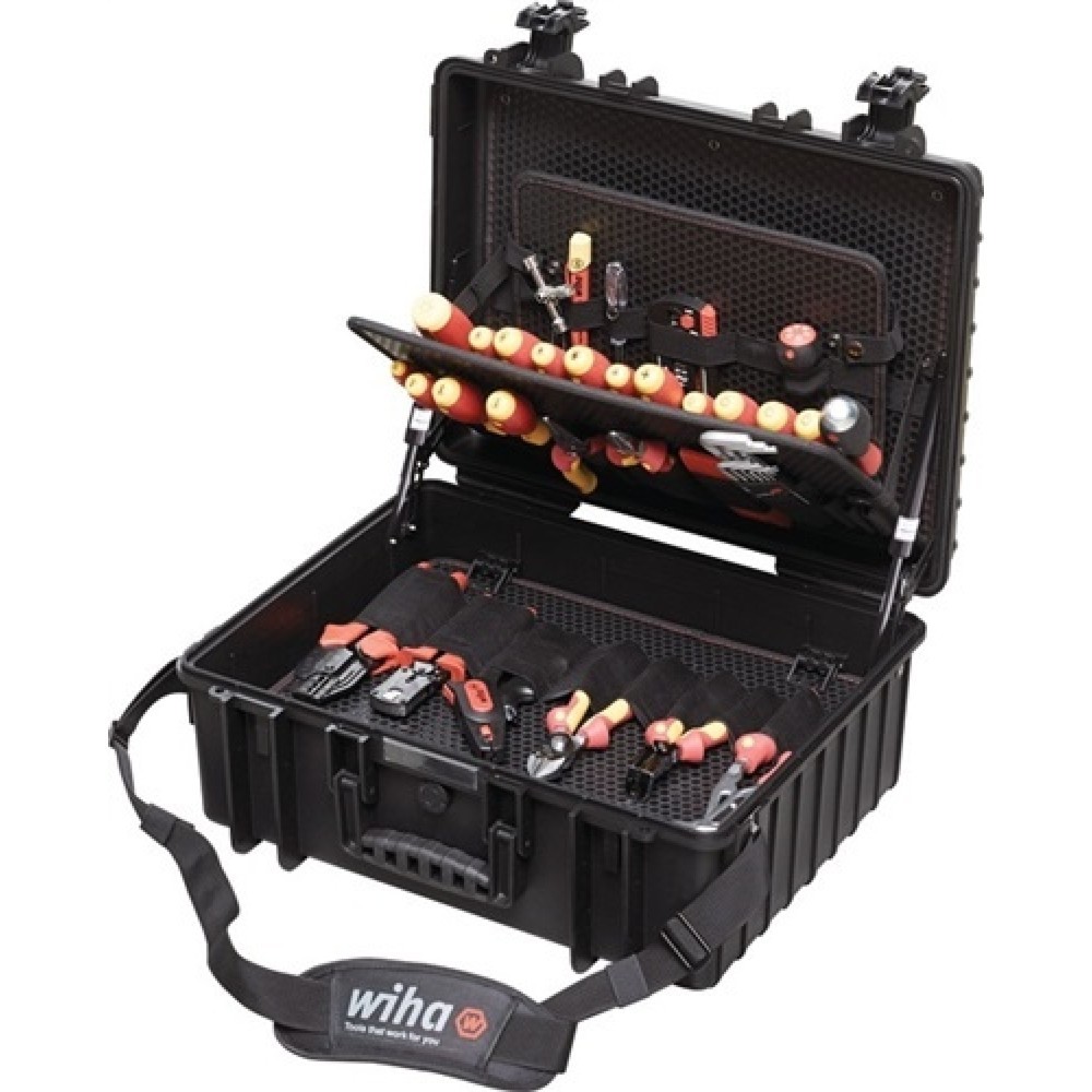 Illustration du produit: Assortiment d'outils XL 80 pièces dans une valise de protection pour électricien