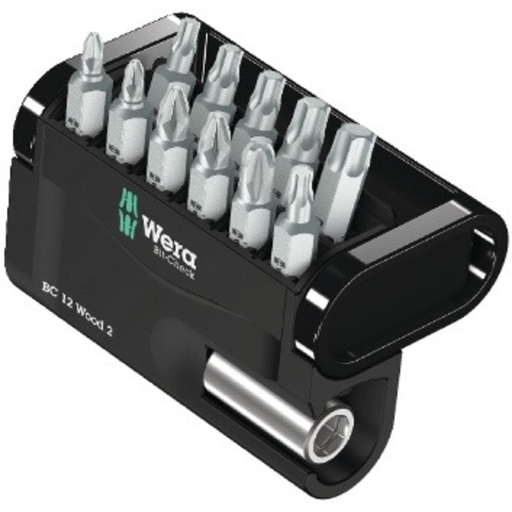 N° de l'image du produit 2 : Assortiment d'embouts Bit-Check 12 Wood 2 12 pièces PH/PZD/TX WERA