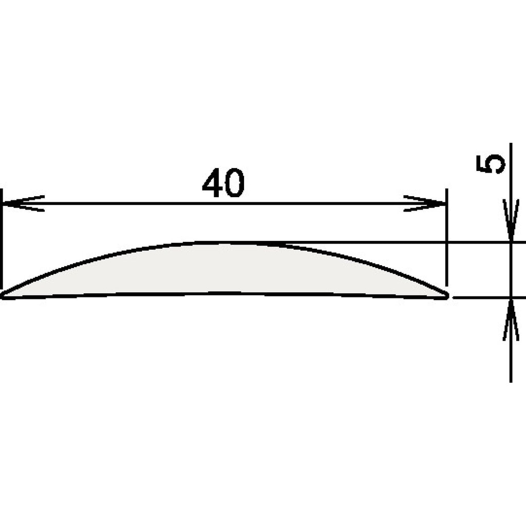 Produktabbildung: ATHMER Aluschwelle 090 3-111, Aluminium silber eloxiert, Länge 1090 mm