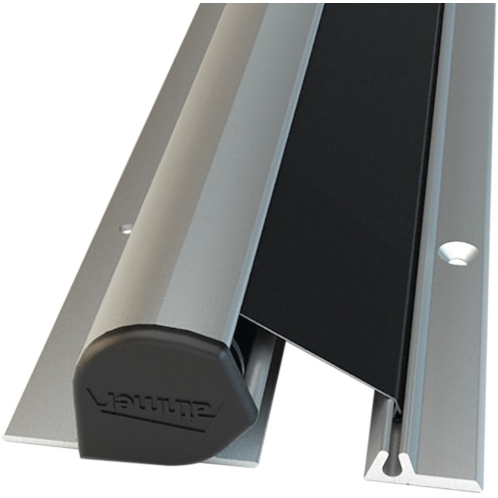 ATHMER Fingerschutz Rollo NR-25 Länge 1925 mm, silberfarben eloxiert, Bandgegenseite, Farbe Schutzrollo schwarz Produktabbildung: ATHMER Fingerschutz Rollo NR-25 Länge 1925 mm, silberfarben eloxiert, Bandgegenseite, Farbe Schutzrollo schwarz