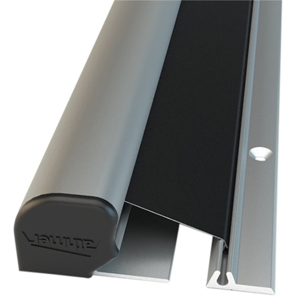 ATHMER Fingerschutz Rollo NR-26 w-proof Länge 1925 mm, alusilberfarbig eloxiert, Außenanwendung Produktabbildung: ATHMER Fingerschutz Rollo NR-26 w-proof Länge 1925 mm, alusilberfarbig eloxiert, Außenanwendung