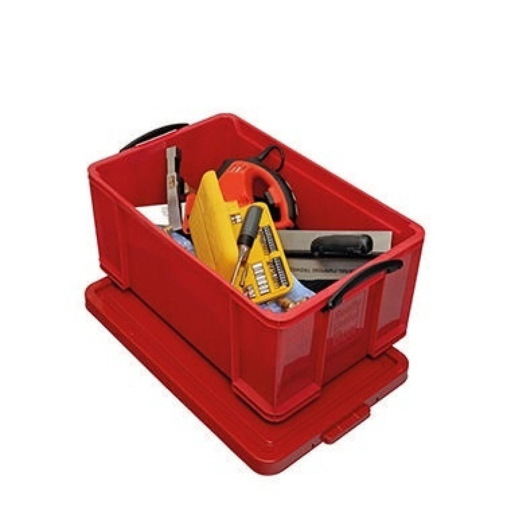 Produktabbildung: Really Useful Box® Aufbewahrungsbox 64R 44x31x71cm 64l rot