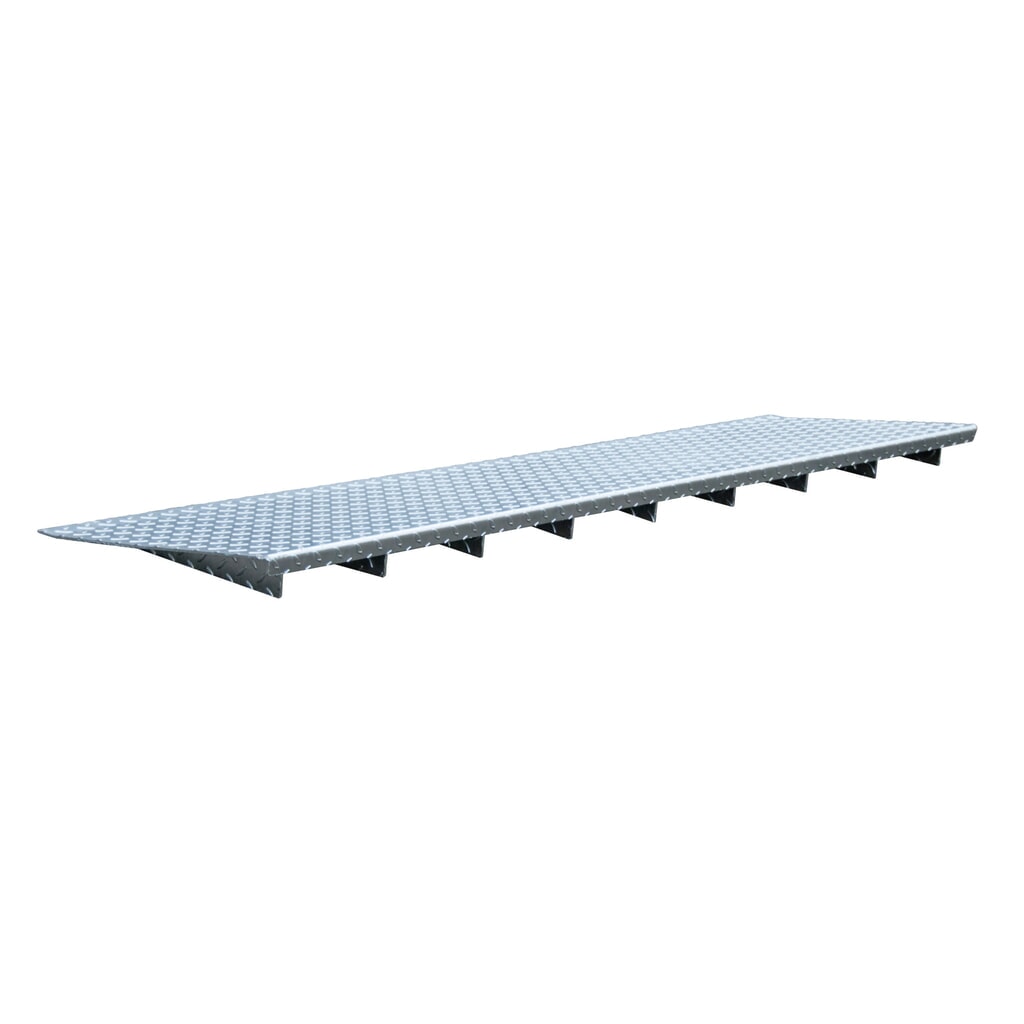 Auffahrrampe für Bauer® niedrige Flachwannen, BxL 500 x 1.900 mm Produktabbildung: Auffahrrampe für Bauer® niedrige Flachwannen, BxL 500 x 1.900 mm