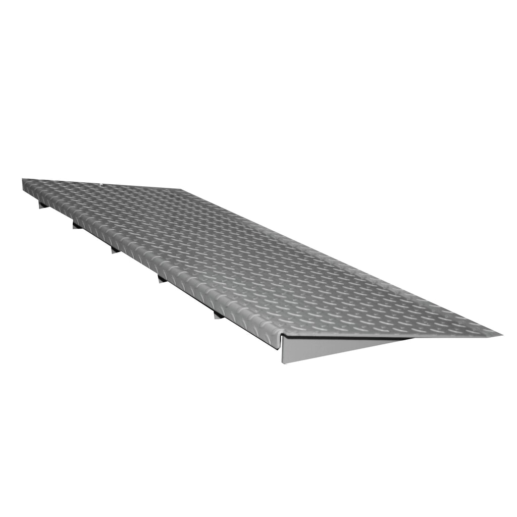 Produktabbildung: Auffahrrampe für Bauer® niedrige Flachwannen, BxL 500 x 2.850 mm