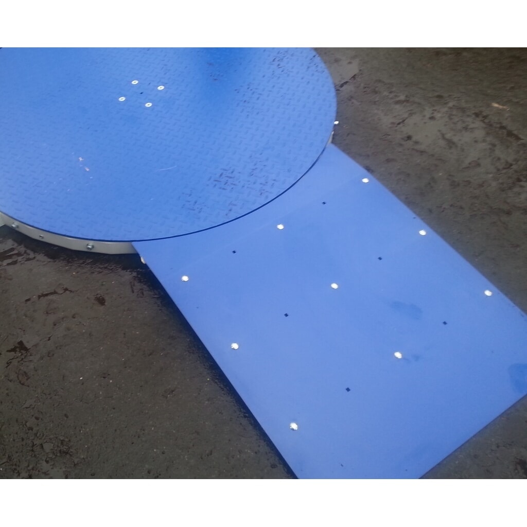 Produktabbildung Nr. 2: Auffahrrampe für Palettenwickler ECO, geschlossener Drehteller, Ø 1.500 mm
