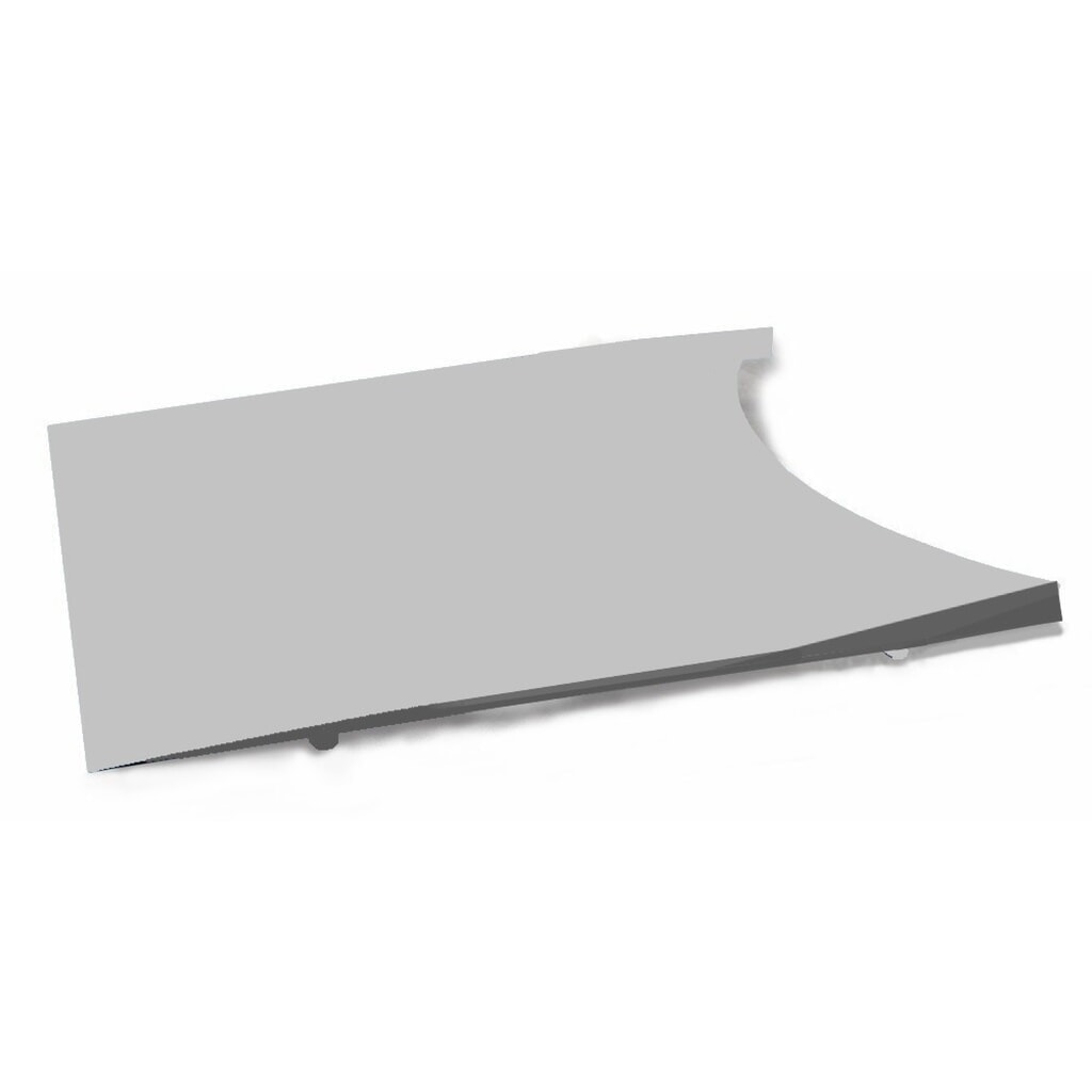Produktabbildung: Auffahrrampe für Palettenwickler Superstretch ECO Edelstahl, geschlossener Drehteller, Ø 1.500 mm