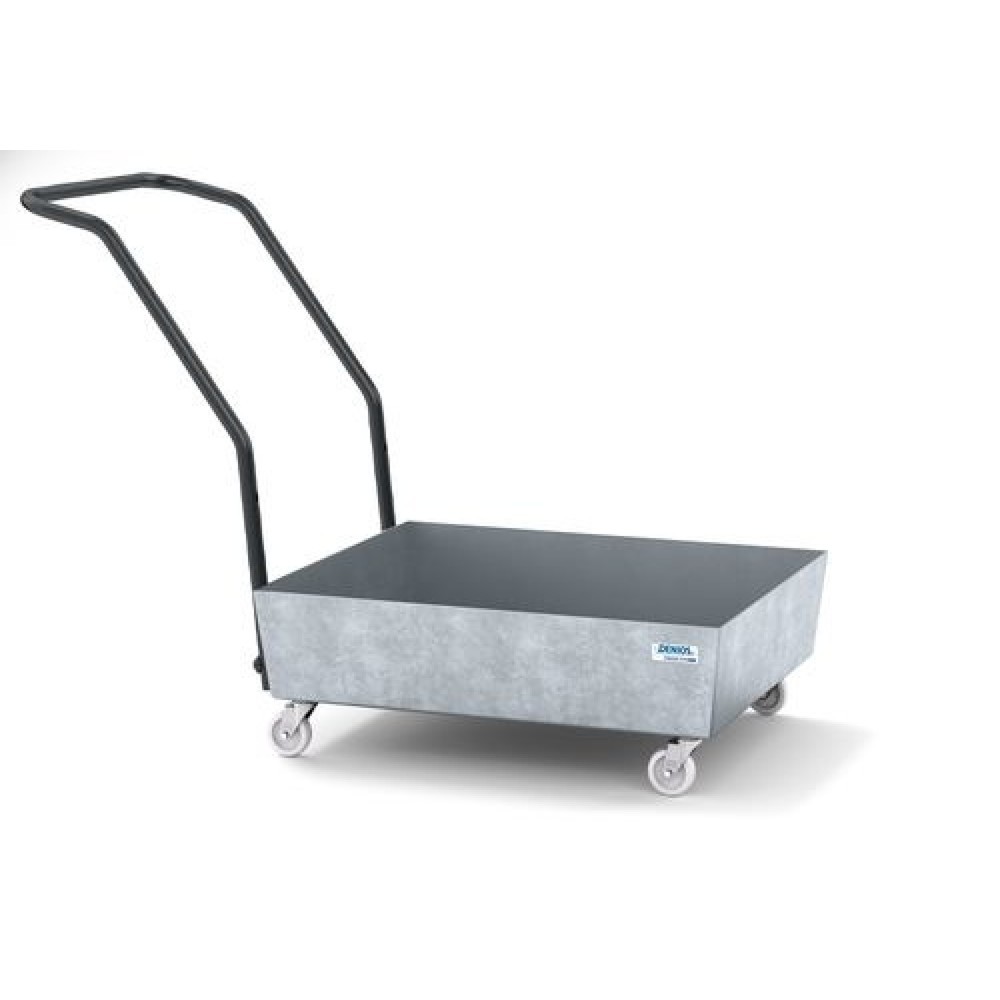 Produktabbildung: Auffangwanne CL, verfahrbar, für 1x 60-Liter-Fass, verzinkt