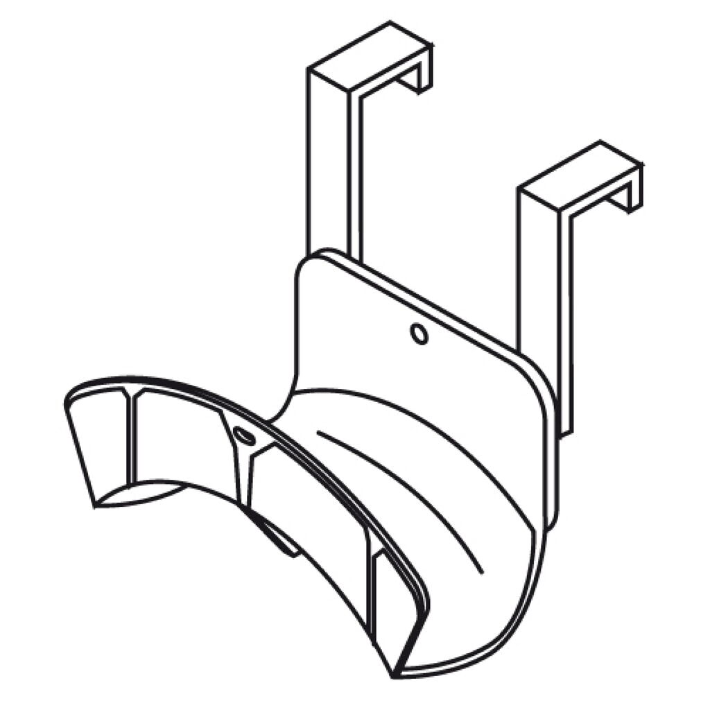 Aufhängung für Kabel und Schläuche für FLADAFI® Materialcontainer Produktabbildung: Aufhängung für Kabel und Schläuche für FLADAFI® Materialcontainer