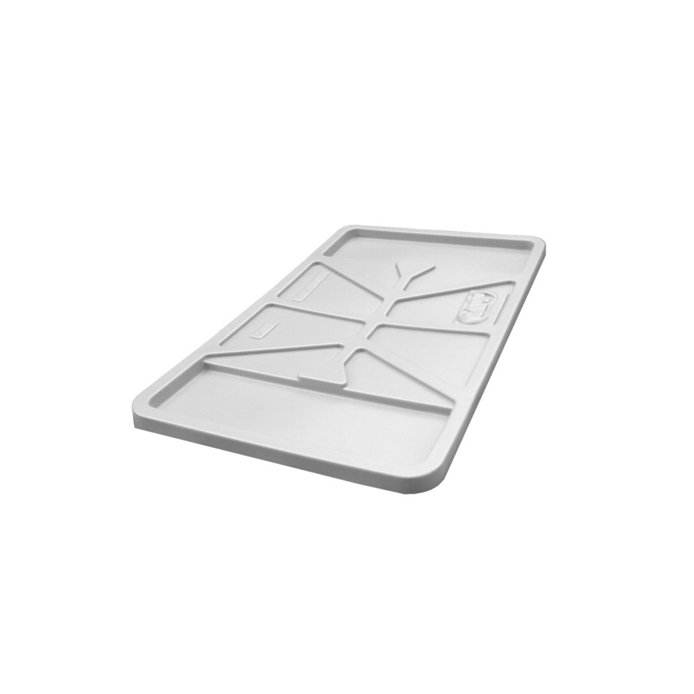 Produktabbildung: Auflagedeckel für Großbehälter, 1010x610 mm, grau