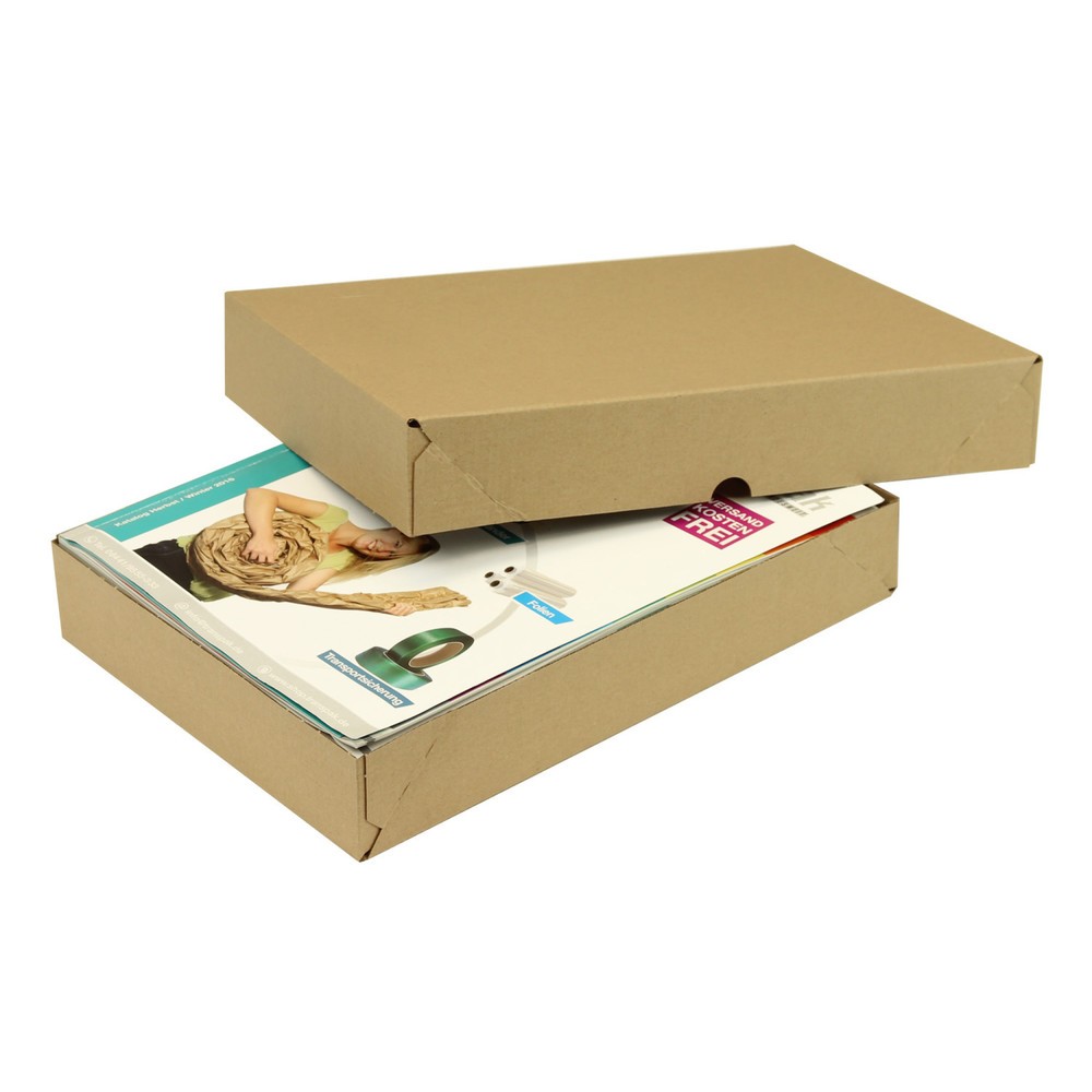 Produktabbildung Nr. 1: Aufrichteschachtel, 305 x 215 x 50/50 mm ( L x B x H/Deckelhöhe ), 2-teilig