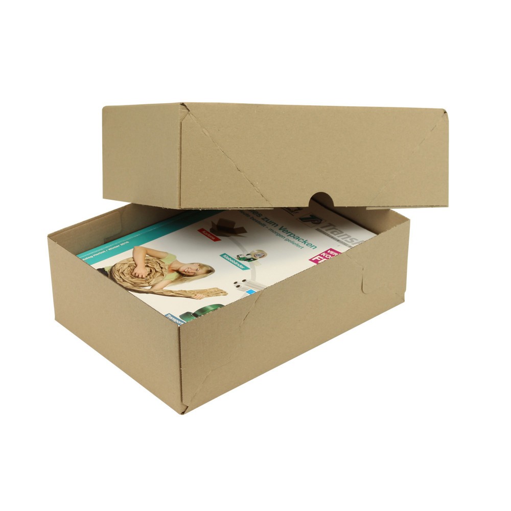 Produktabbildung Nr. 1: Aufrichteschachtel, 305 x 215 x 100/100 mm ( L x B x H/Deckelhöhe ), 2-teilig