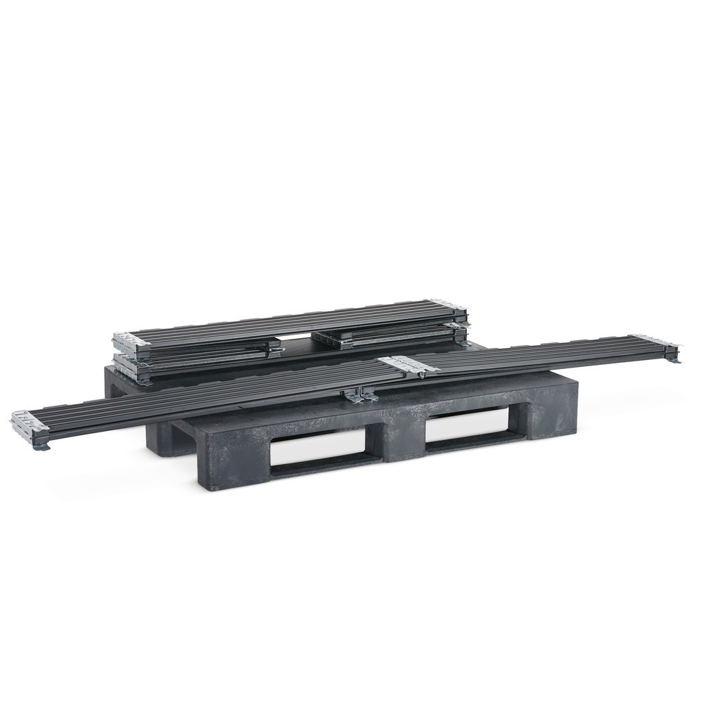 Produktabbildung Nr. 3: Aufsatzrahmen aus Kunststoff, BxT 1.200 x 800 mm, 6 Scharniere