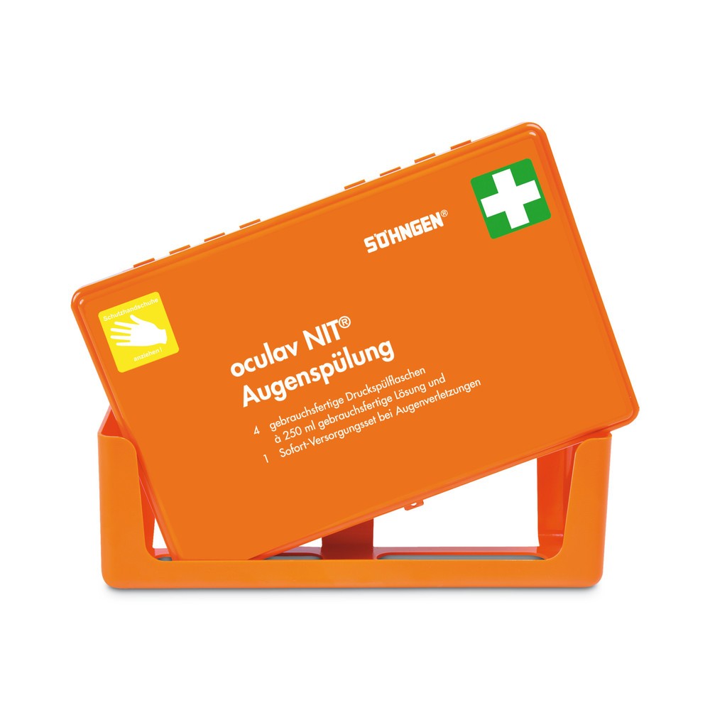 Produktabbildung: oculav NIT® Augenspülung  Box, 4 x 250 ml