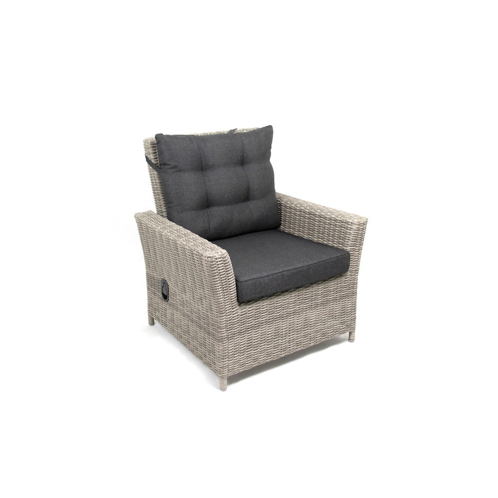 Produktabbildung Nr. 5: Außenmöbel-Set "Asti", 1x Sofa, 2x Sessel, 2x Hocker, 1x Tisch, braun