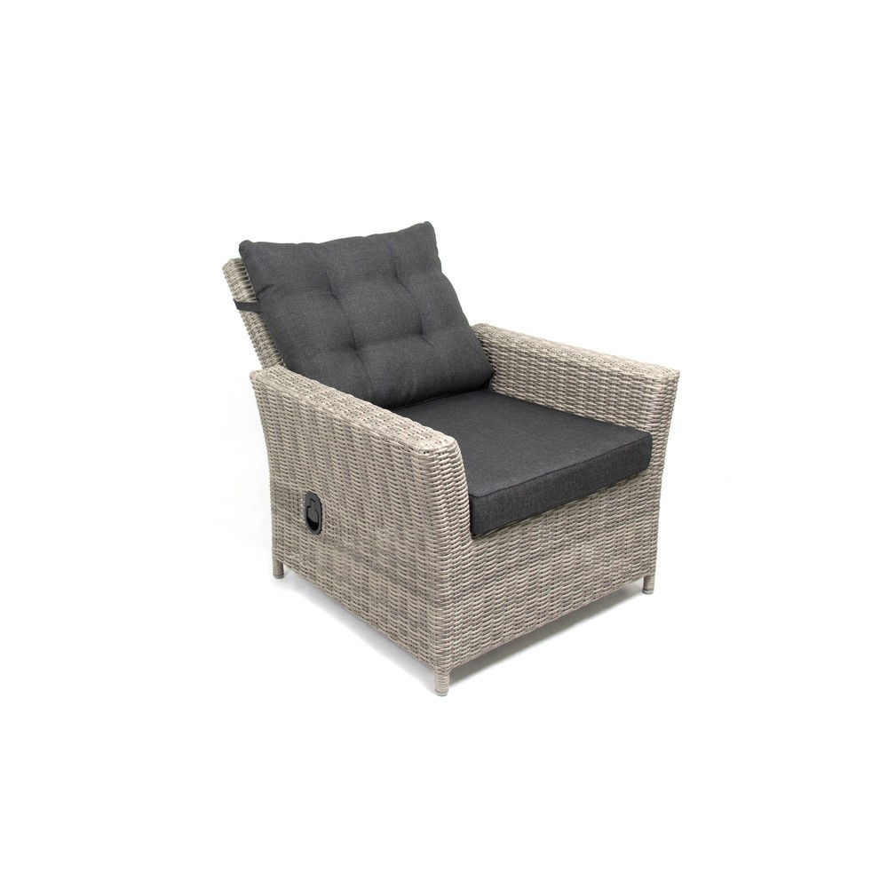 Produktabbildung Nr. 6: Außenmöbel-Set "Asti", 1x Sofa, 2x Sessel, 2x Hocker, 1x Tisch, braun