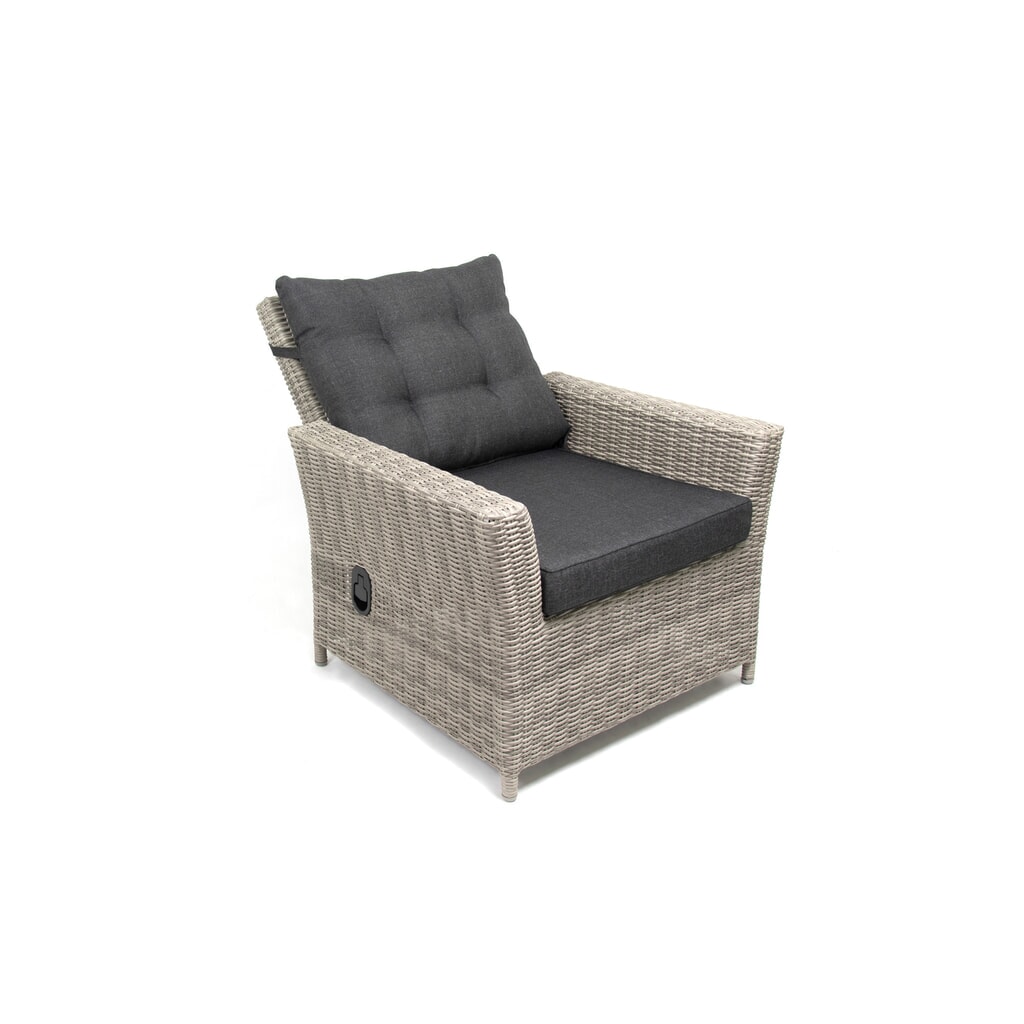 Außenmöbel-Set "Asti", 1x Sofa, 2x Sessel, 2x Hocker, 1x Tisch, braun Produktabbildung Nr. 6: Außenmöbel-Set "Asti", 1x Sofa, 2x Sessel, 2x Hocker, 1x Tisch, braun