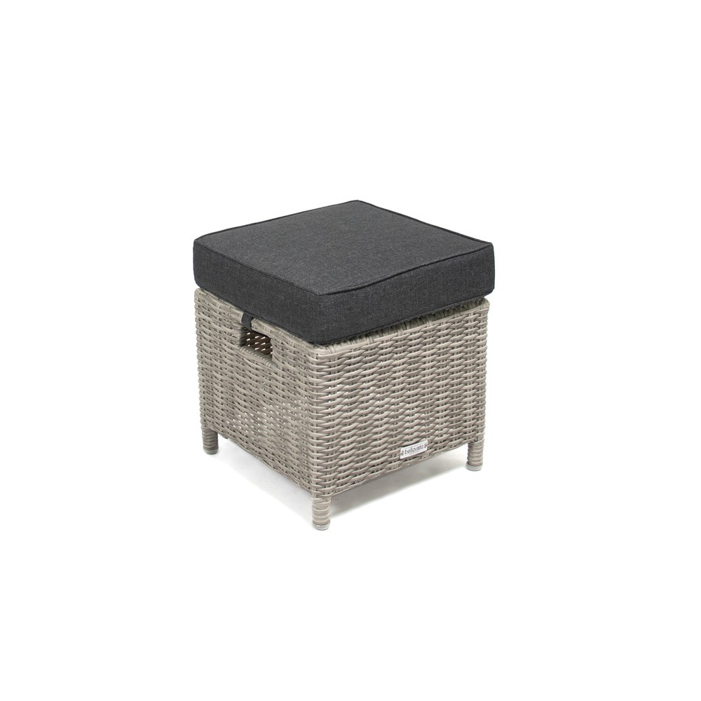 Produktabbildung Nr. 12: Außenmöbel-Set "Asti", 1x Sofa, 2x Sessel, 2x Hocker, 1x Tisch, braun