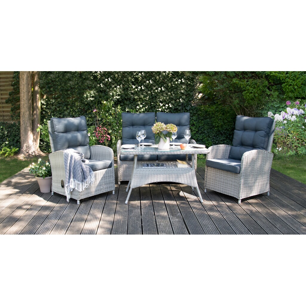 Außenmöbel-Set "Monte Carlo", 1x Sofa, 2x Sessel, 1x Tisch Produktabbildung: Außenmöbel-Set "Monte Carlo", 1x Sofa, 2x Sessel, 1x Tisch