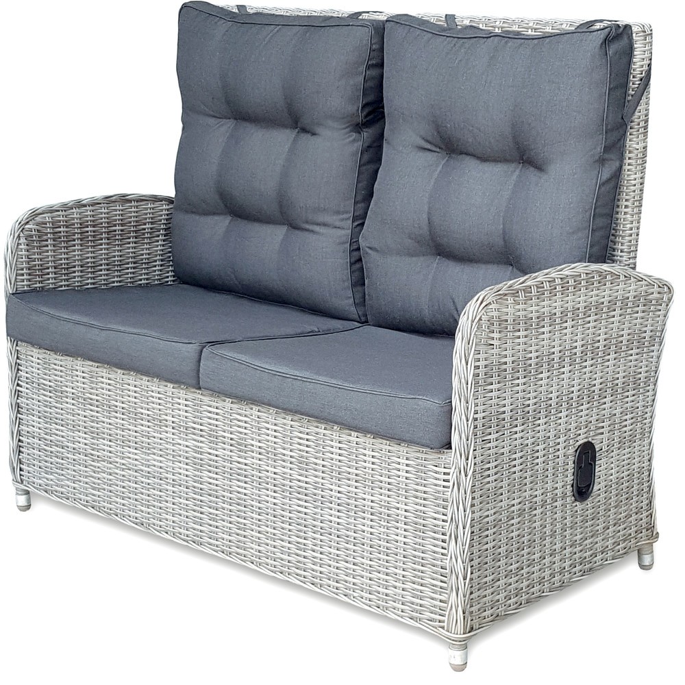 Produktabbildung Nr. 10: Außenmöbel-Set "Monte Carlo", 1x Sofa, 2x Sessel, 1x Tisch