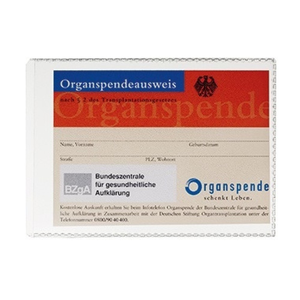 Produktabbildung: DURABLE Ausweishülle 213419 74x105mm Polypropylen transparent