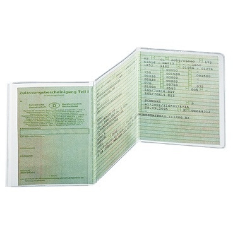 Produktabbildung: DURABLE Ausweishülle 214219 210x105mm Polypropylen transparent