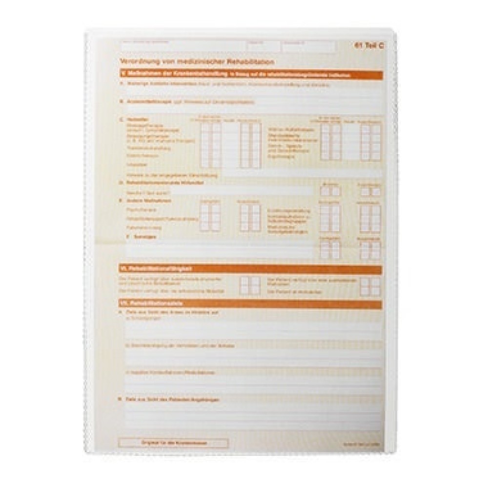 Produktabbildung: DURABLE Ausweishülle 213219 148x210mm Polypropylen transparent