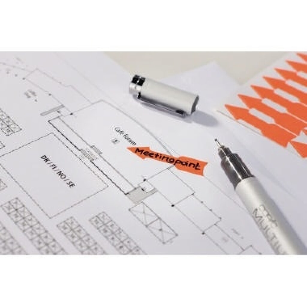 Produktabbildung Nr. 2: Avery Zweckform Hinweisetikett Pfeil 3008 leuchtrot 63 St./Pack.