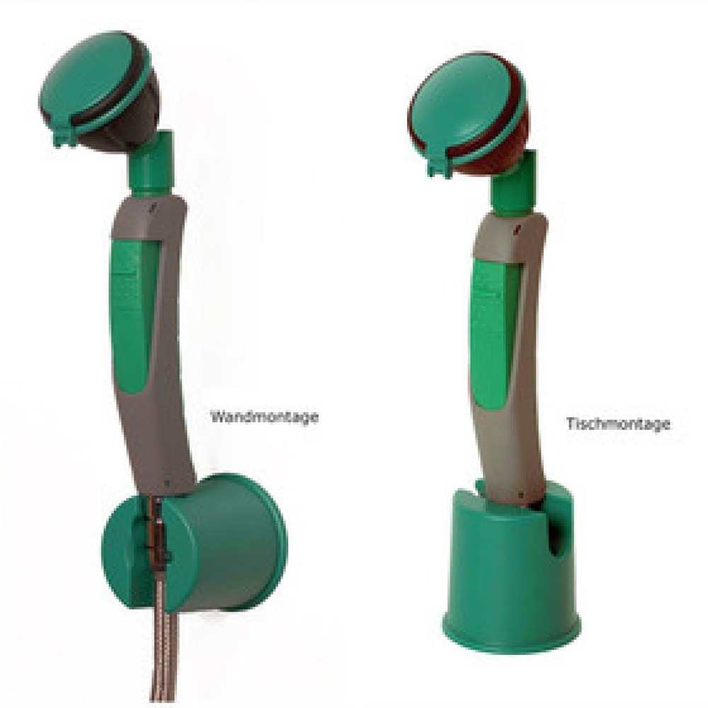 Produktabbildung: B-Safety Hand-Augendusche mit einem Brausekopf