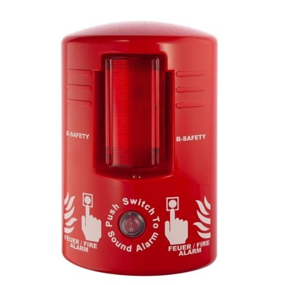 Obrázok výrobku: B-Safety miestny požiarny detektor TOP ALARM, so sirénou a blikajúcim LED svetlom