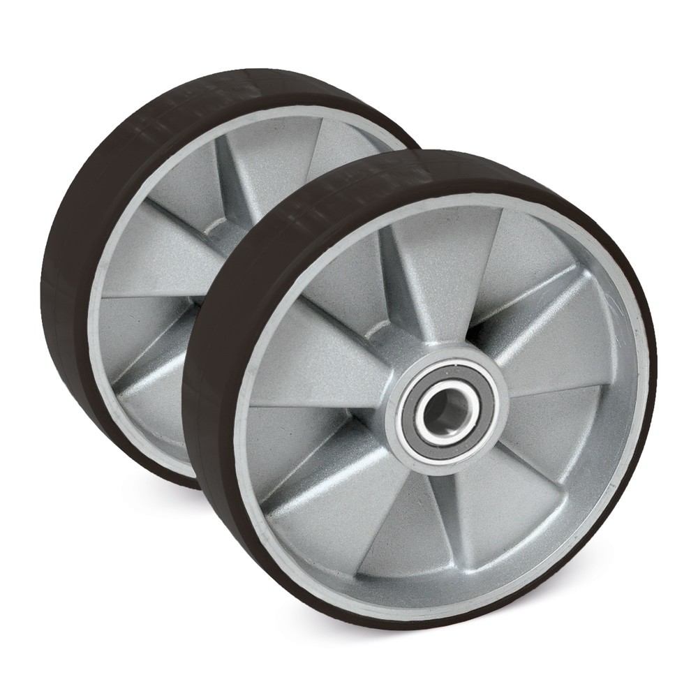 Produktabbildung Nr. 3: B-Ware Handhubwagen Ameise®, TK 3.500 kg, GL 1.800 mm, Polyurethan, Tandemrollen, RAL 5018 türkisblau