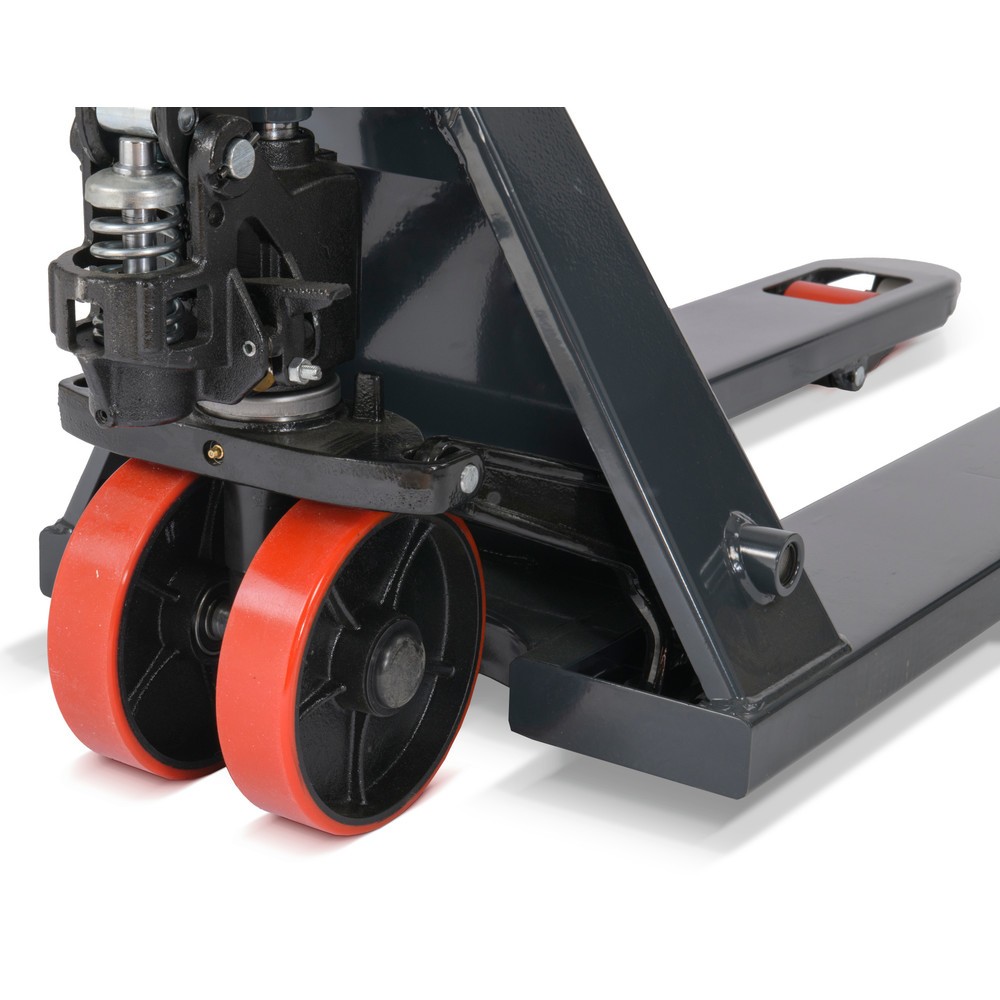 Produktabbildung Nr. 3: Handhubwagen, Tragkraft 2.500 kg, Gabellänge 1.150 mm, Polyurethan, Einfachrollen