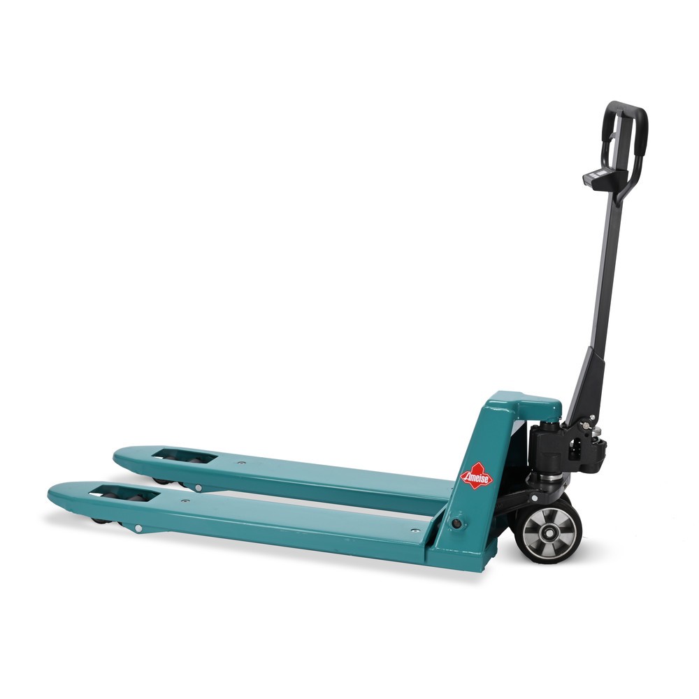 Produktabbildung Nr. 8: B-Ware Hubwagen mit Waage Ameise® PTM 2.0 Scale mit Display am Deichselkopf, Tragkraft 2.000 kg, Tandemrollen