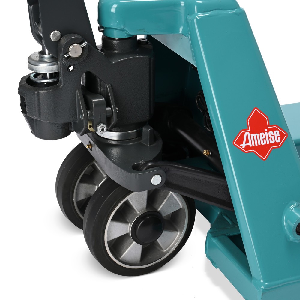 Produktabbildung Nr. 12: B-Ware Hubwagen mit Waage Ameise® PTM 2.0 Scale mit Display am Deichselkopf, Tragkraft 2.000 kg, Tandemrollen