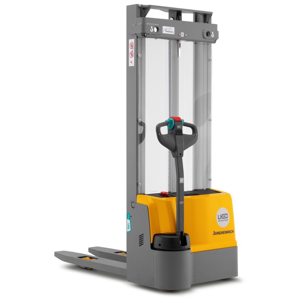 Produktabbildung Nr. 3: B-Ware Jungheinrich Elektro-Hochhubwagen EJC M10 ZT, Zweifach-Teleskop-Hubgerüst, Hubhöhe 2.585 mm, Tragfähigkeit 1.000 kg