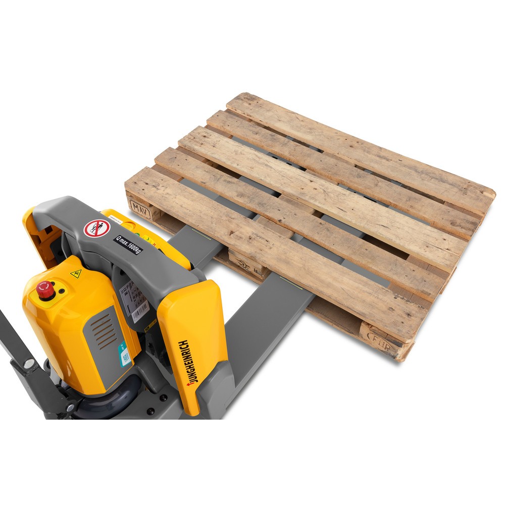 Produktabbildung Nr. 3: B-Ware Jungheinrich Elektro-Hubwagen AME 16 - Lithium Ionen, Tragkraft 1.600 kg, Gabellänge 1.000 mm
