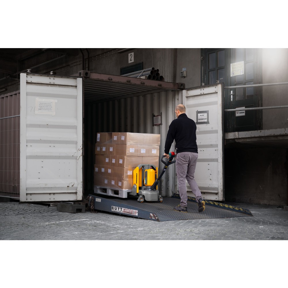 Produktabbildung Nr. 10: B-Ware Jungheinrich Elektro-Hubwagen AME 16 - Lithium Ionen, Tragkraft 1.600 kg, Gabellänge 1.000 mm