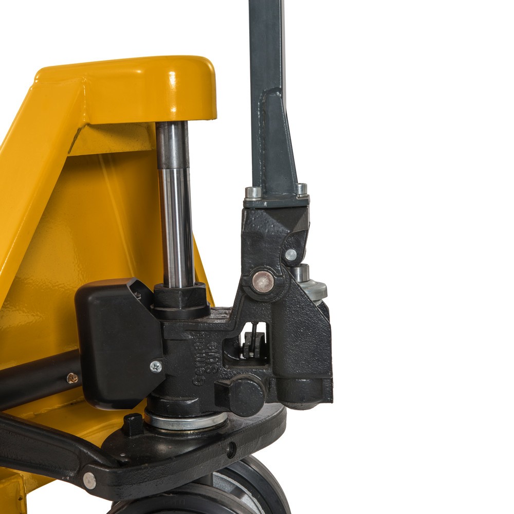 Produktabbildung Nr. 4: B-Ware Jungheinrich Handhubwagen AM 20, Tragfähigkeit 2.000 kg, Gabellänge 1.150 mm, Vollgummi/Polyurethan