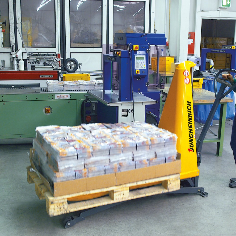 Produktabbildung Nr. 7: B-Ware Jungheinrich Scheren-Hubwagen AMX 10, TK 1.000 kg, Vollgummi/Nylon