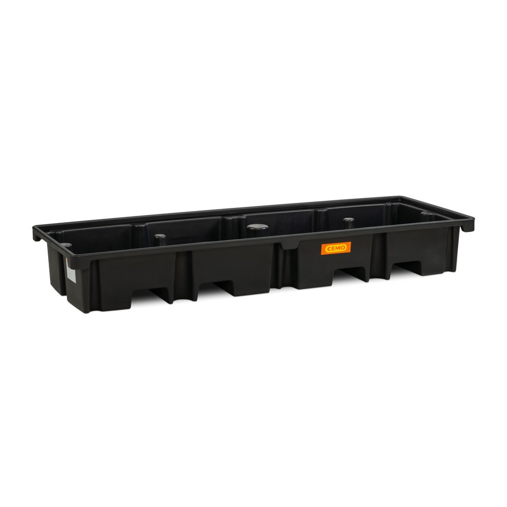 Illustration du produit: Bac collecteur pour palettes CEMO 425/4e, pour 2 palettes 1 200 x 800 mm en longueur, contenance 425 l, sans grille