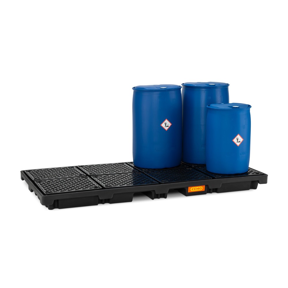 N° de l'image du produit 4 : Bac de récupération de fûts CEMO 270/8, 8x 200 l, contenance 270 l