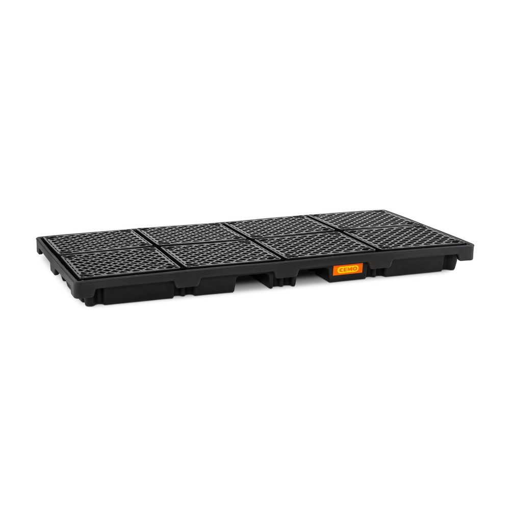 Illustration du produit: Bac de récupération de fûts CEMO 270/8, 8x 200 l, contenance 270 l
