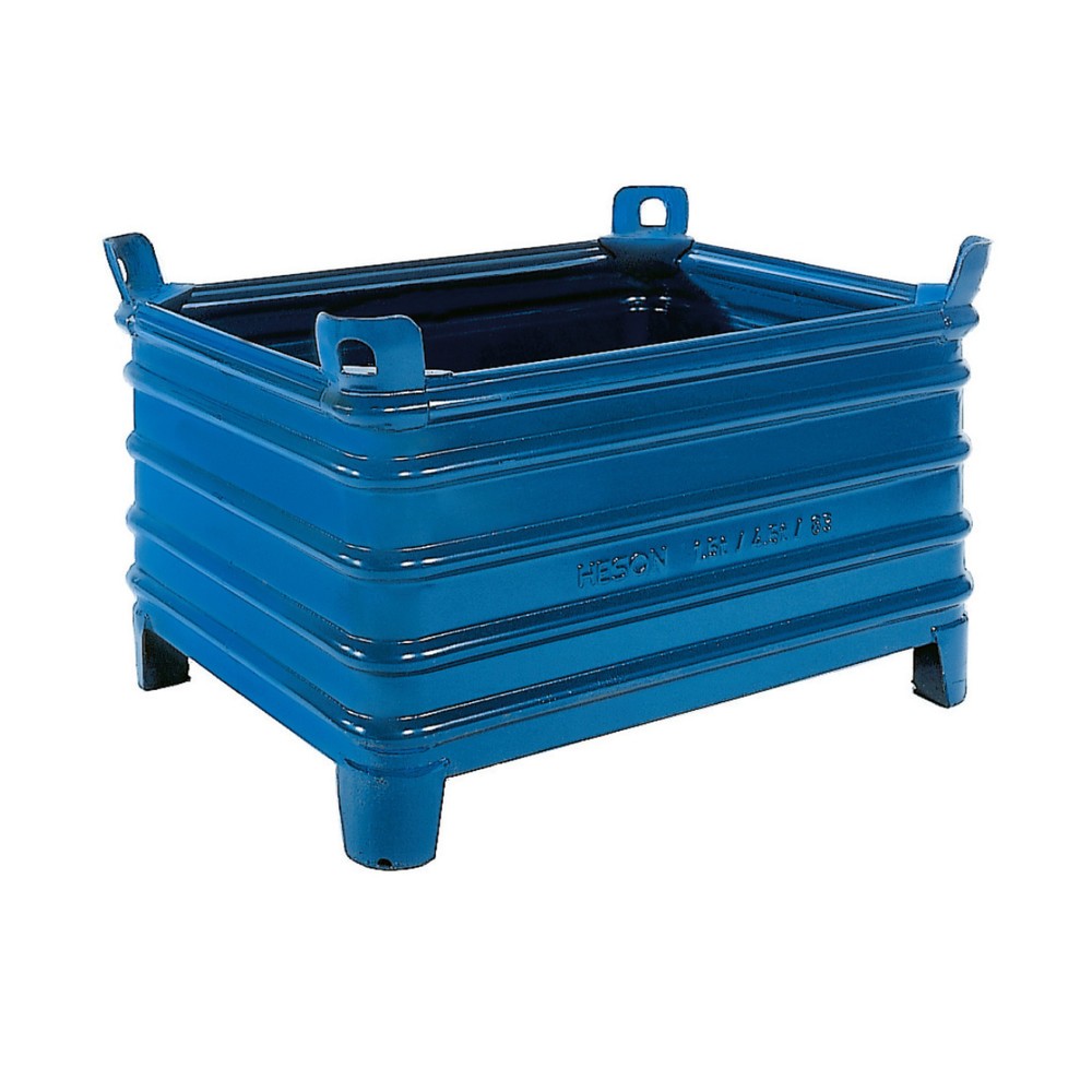 Illustration du produit: Conteneur grand format HESON®, avec pieds, empilable, larg. x prof. 1 000 x 800 mm
