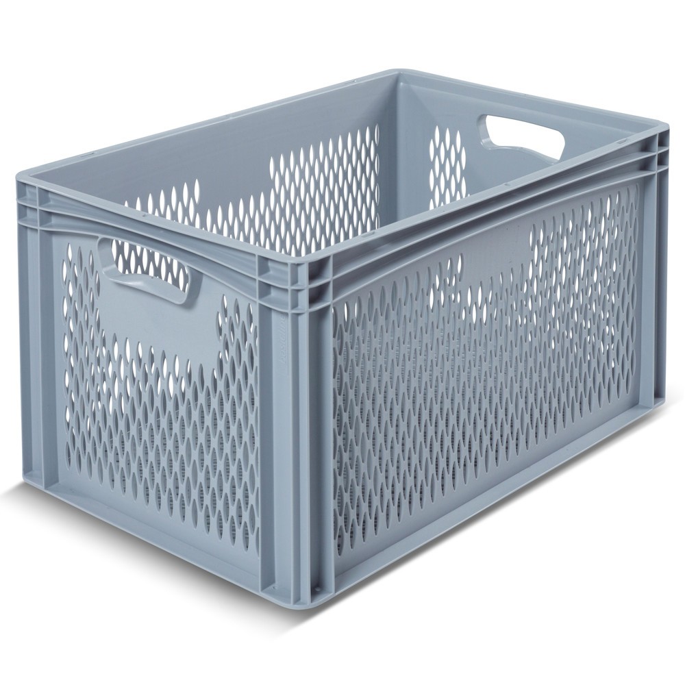 Illustration du produit: Alpha Eurobox en polypropylène (PP) avec parois ajourées, 64,5 litres, haut. x larg. x prof. 320 x 600 x 400 mm