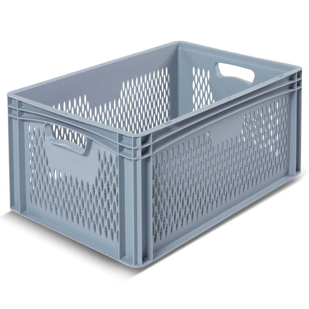 Illustration du produit: Alpha Eurobox en polypropylène (PP) avec parois ajourées, 54,4 litres, haut. x larg. x prof. 270 x 600 x 400 mm