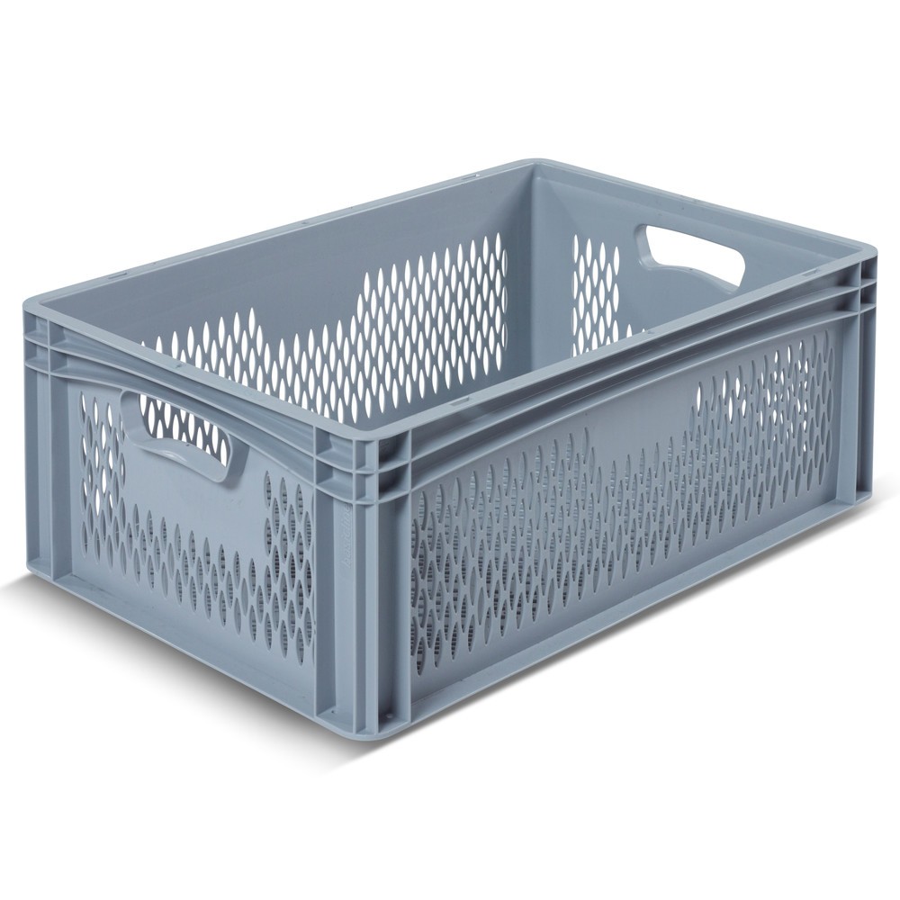 Illustration du produit: Alpha Eurobox en polypropylène (PP) avec parois ajourées, 44,2 litres, haut. x larg. x prof. 220 x 600 x 400 mm