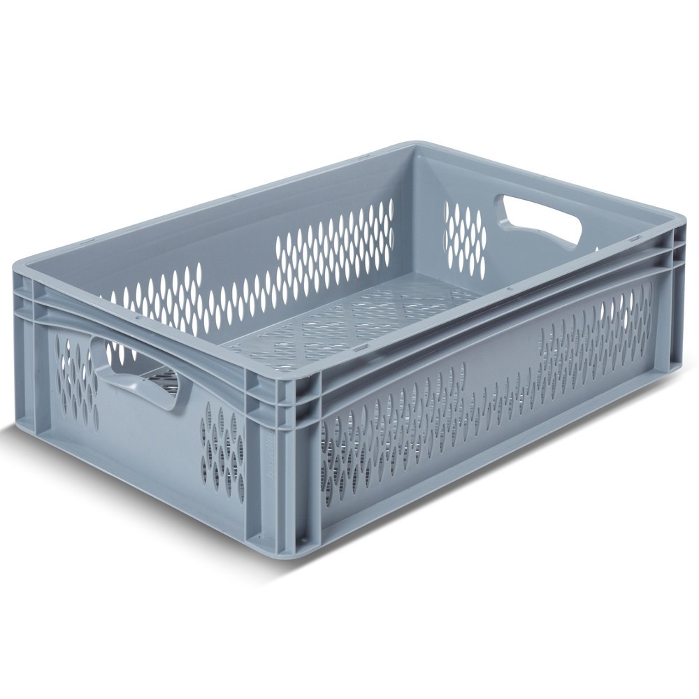 Illustration du produit: Alpha Eurobox en polypropylène (PP) avec parois ajourées, 35,6 litres, haut. x larg. x prof. 170 x 600 x 400 mm