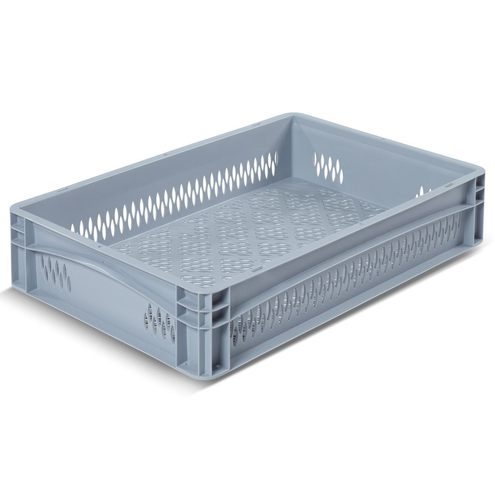 Illustration du produit: Alpha Eurobox en PP avec parois perforées, 23,9 litres, haut. x larg. x prof. 120 x 600 x 400 mm